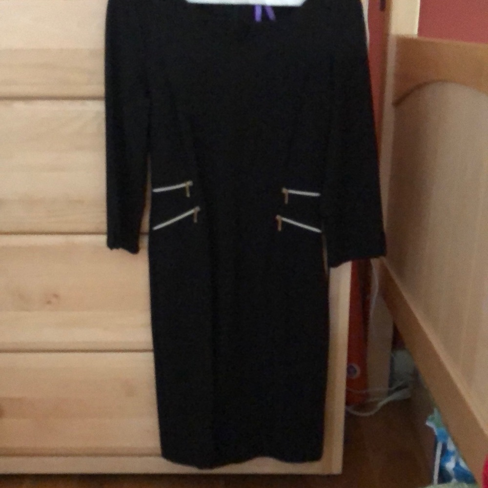 Black maternity dress